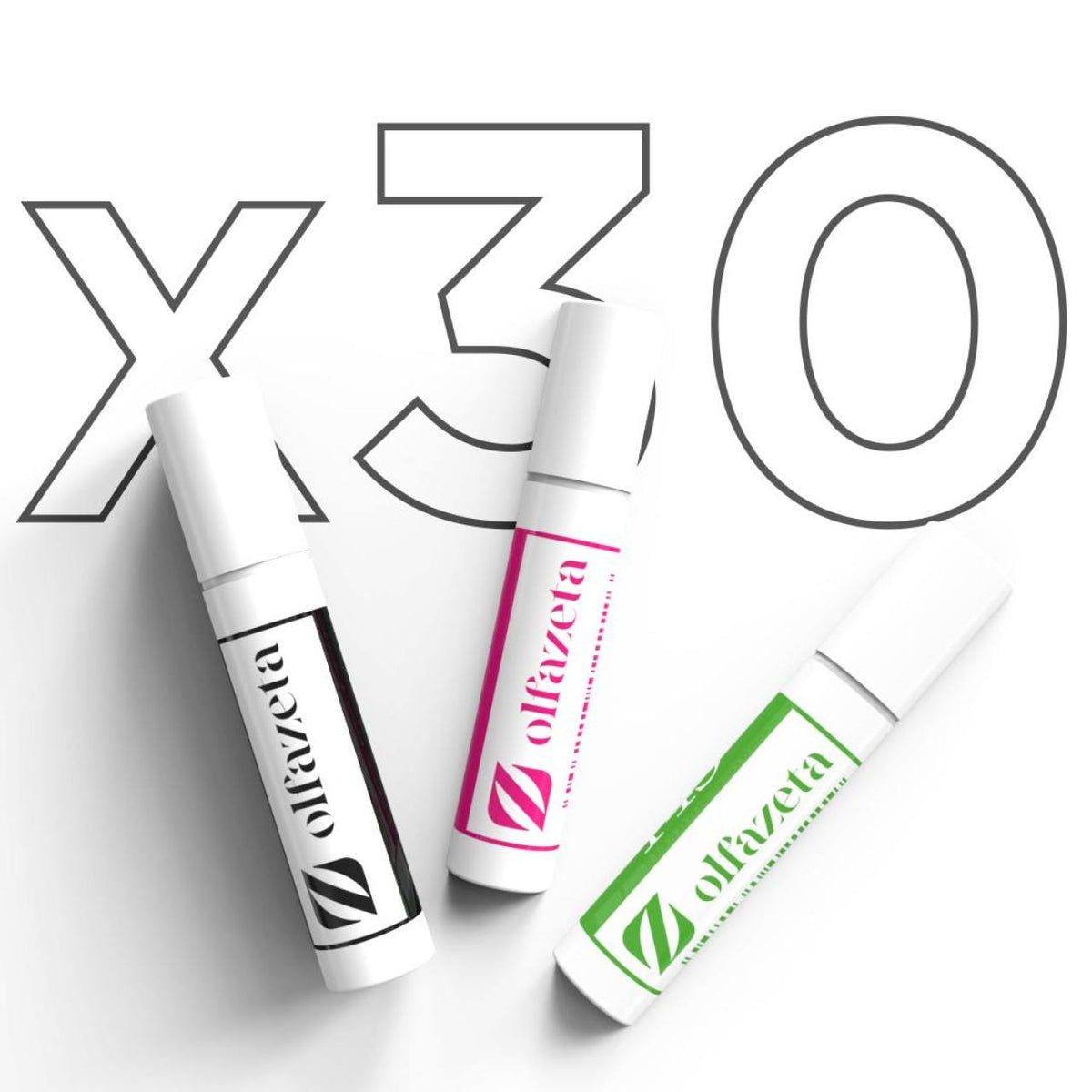 Coffret découverte de 30 échantillons 3 ml de parfums Luxury Olfazeta