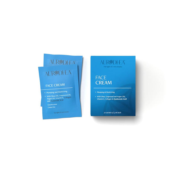 Lot de sachets monodoses crème visage collagène et acide hyaluronique