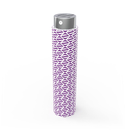 Étui à Parfum de Poche – monogramme violet et blanc – Chogan