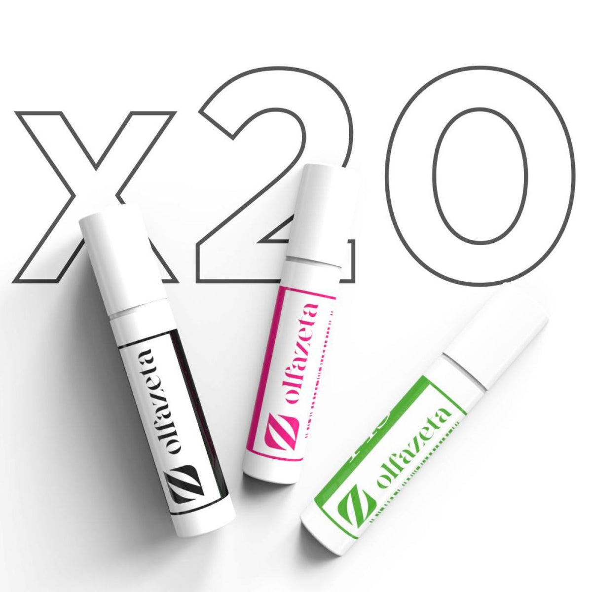Coffret découverte de 20 échantillons 3 ml de parfums Luxury Olfazeta