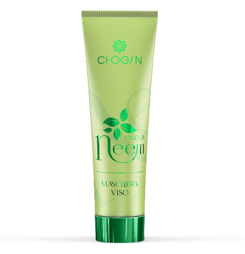 Dermopurifying face mask with green clay and neem oil - 50 ml