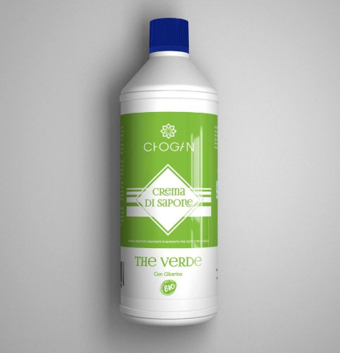 Green tea soap cream refill 1L