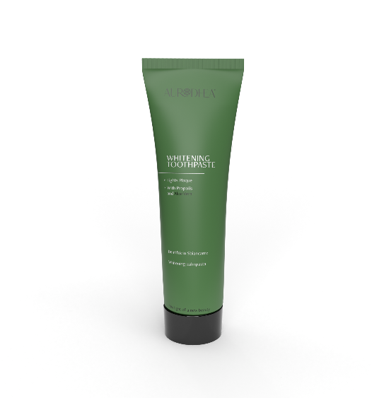 Whitening toothpaste with aloe vera