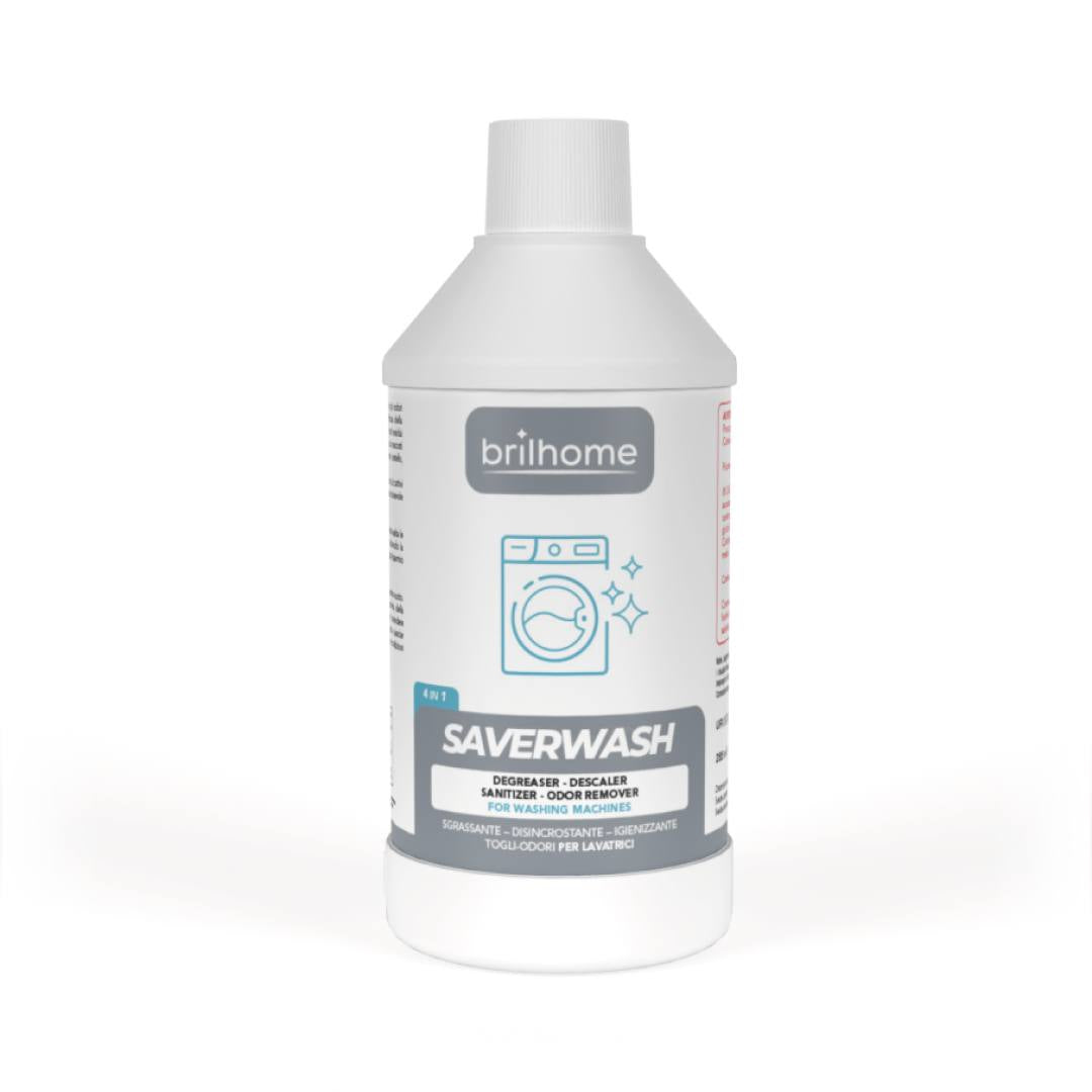 Saverwash BrilHome - Nettoyant Detartrant Desodorisant Lave-Linge 300ml