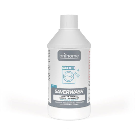 Saverwash BrilHome - Nettoyant Detartrant Desodorisant Lave-Linge 300ml