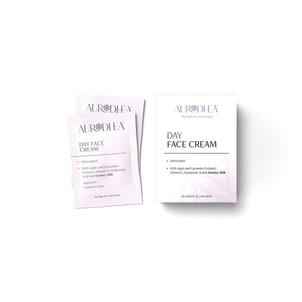 Lot de sachets monodoses crème de jour au lait d'ânesse