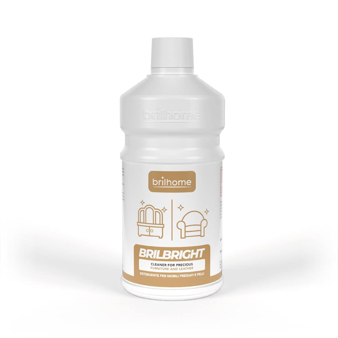Brilbright BrilHome Chogan, nettoyant à la cire de carnauba pour meubles bois et cuir, 750 ml