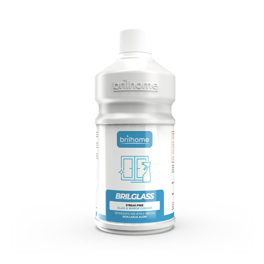 Brilglass BrilHome Chogan, nettoyant vitres, miroirs et surfaces réfléchissantes, 750 ml