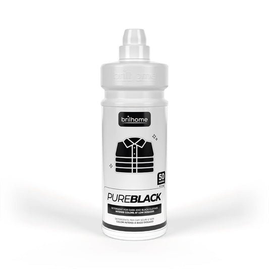 Pure Black BrilHome Chogan, lessive protectrice pour linge foncé et noir, 500 ml